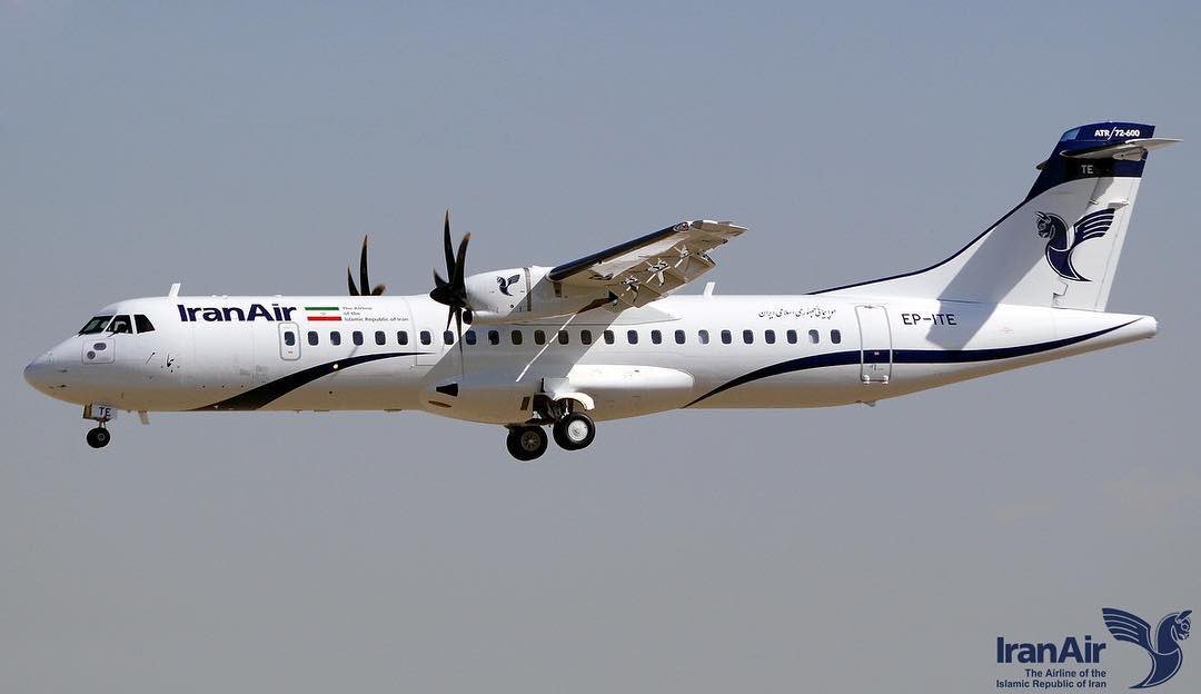 #IranAir's fifth #ATR72, EP-ITE, will fly from #Tehran to #Mashhad tomorrow. #Homa ✈️