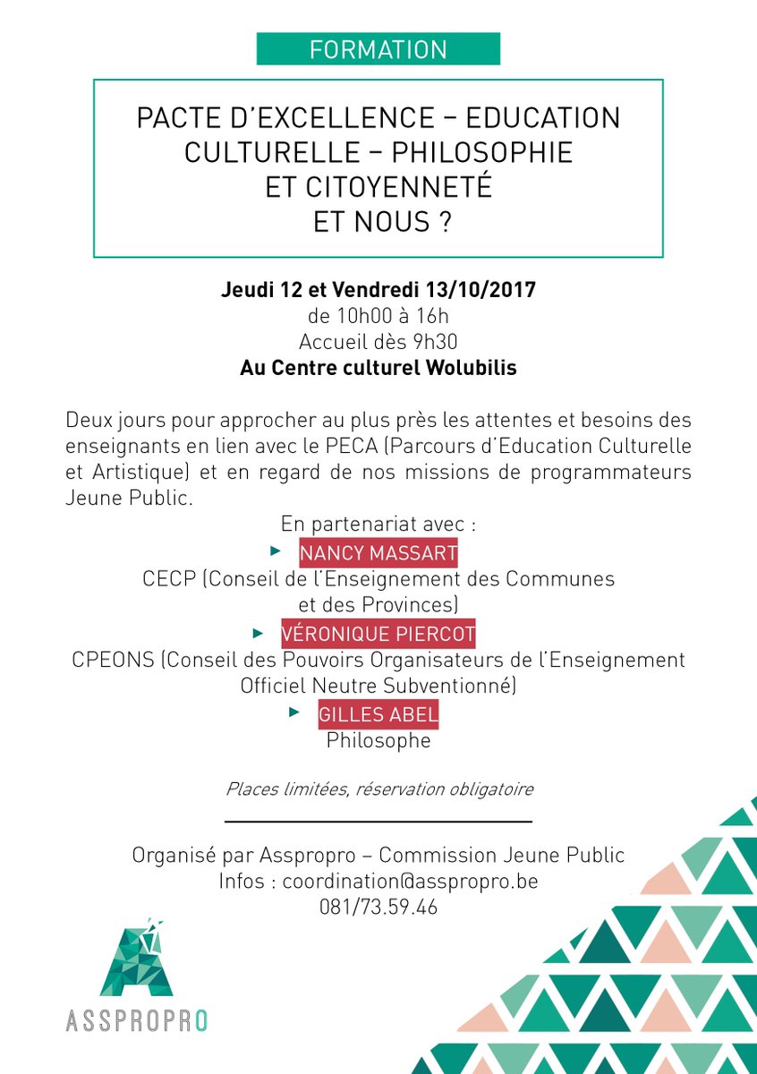 asspropro's tweet image. Programmateurs, cies, chargés de diff : Formation @asspropro pour le théâtre jeune public! Il reste quelques places! bit.ly/2yHJ6Mu