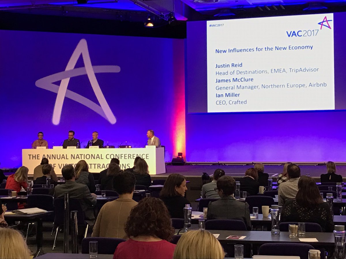 vac_conference's tweet photo. #VAC2017 Last session: New Influences for the new economy by #JustinReid #JamesMcClure & @millerian https://t.co/AZcQWNwtOn