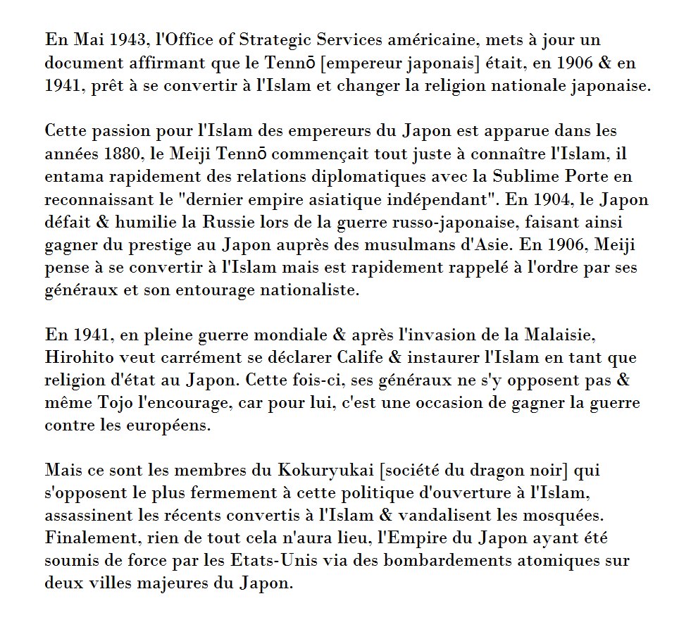 Clarastoria's tweet photo. Le rapport des Tennō à l'Islam, jusqu'en 1945. https://t.co/7qqJDgzAVG