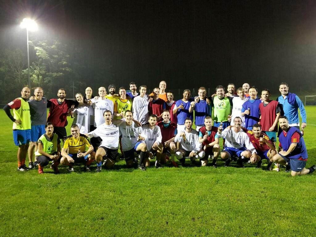 radecs2017's tweet photo. A little throwback to our #RADECS2017 soccer tournament on Monday - The French/Spain Team ended up as winners. Congratulations ! https://t.co/QFkZRtYgvX