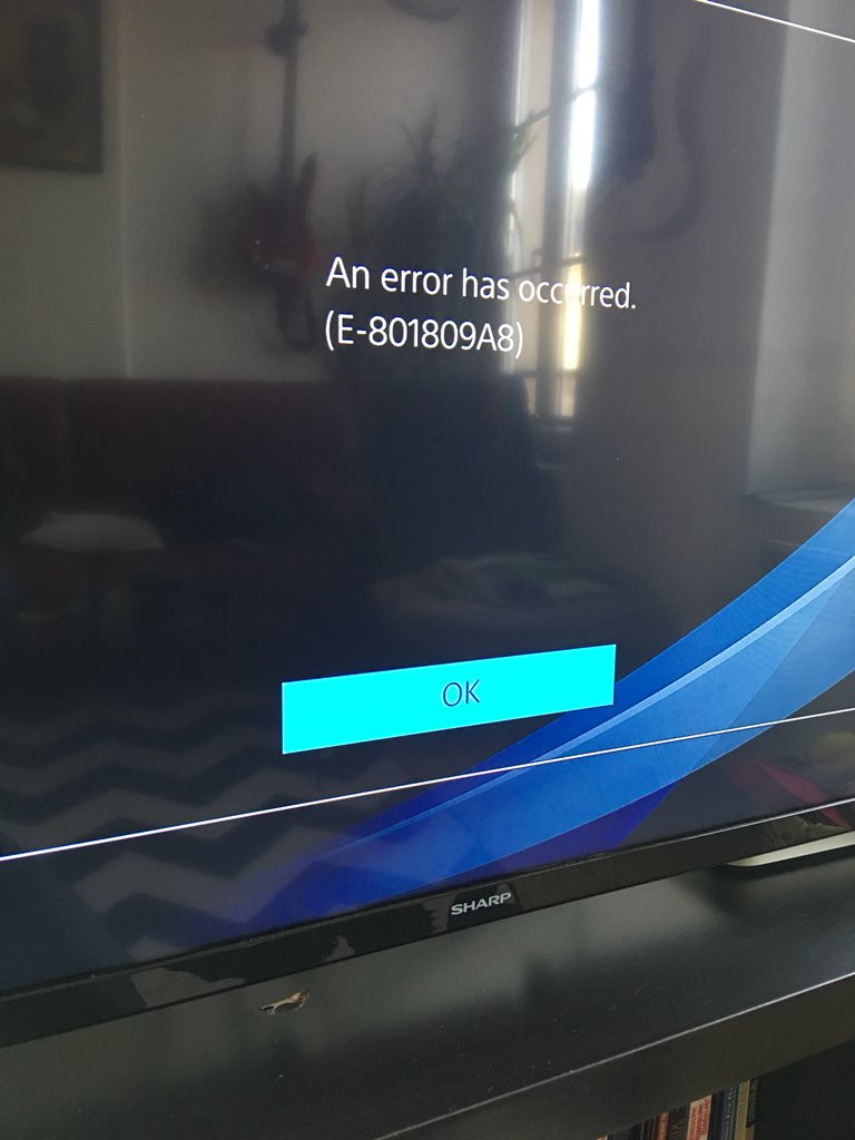 mr_redcastle's tweet photo. @AskPlayStation Learn how to not play by updating your PS4 system. Awesome results ! #brick #goxbox https://t.co/VRoi56JhFp
