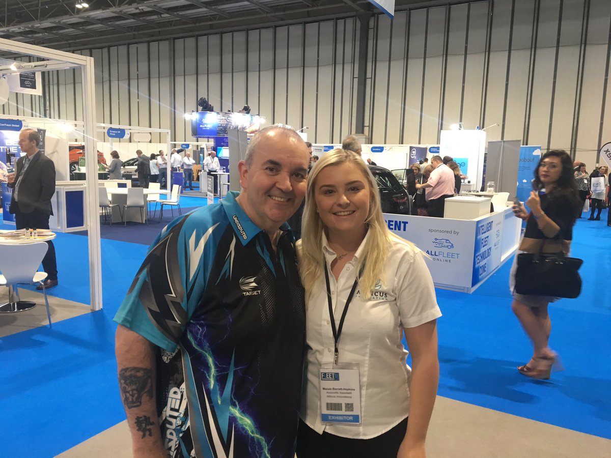 TrustAtticus's tweet photo. Even got to meet @PhilTaylor @FleetLive #fleetlive #fleetshow https://t.co/PLmHEZQfCJ