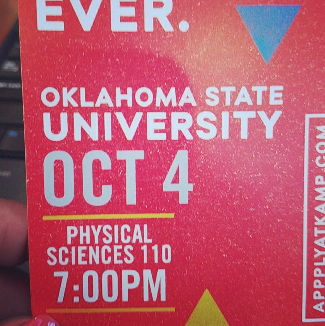 KAAKamps's tweet photo. #WorkatKamp #GoPokes https://t.co/IlMGNsfmCW