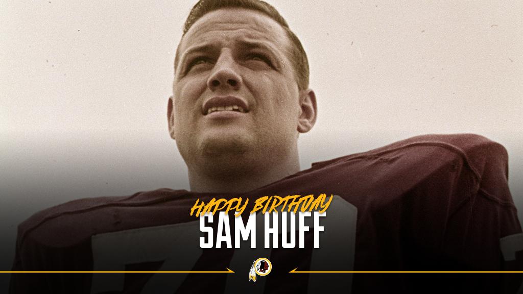 Wishing a happy birthday to legend Sam Huff. 