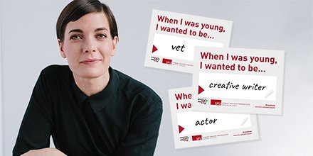 SFUPublicSquare's tweet photo. Vet. Creative Writer. Actor. These are all the things that Lizzy Karp aspired to be when she grew up: https://t.co/OLqI6zATyZ
#MyJobNow https://t.co/a9T5a1tely