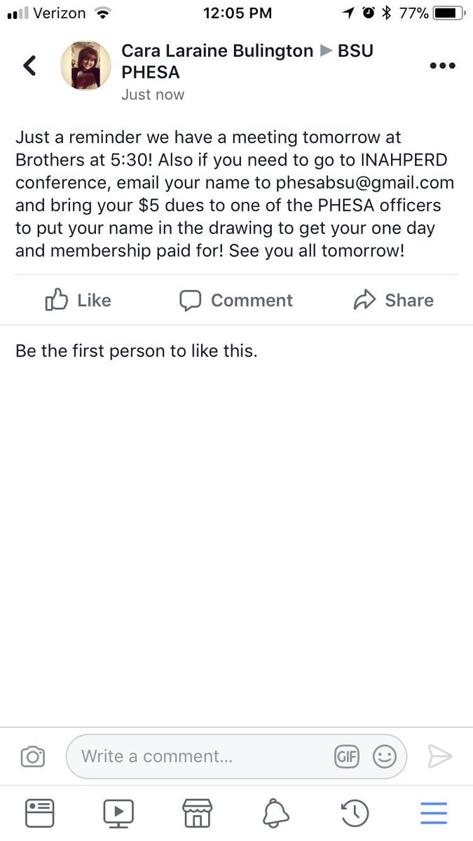 Meeting tomorrow! And wanna get your 1 day INAHPERD conference paid for? Check the details below! Winners picked at tomorrow’s meeting!