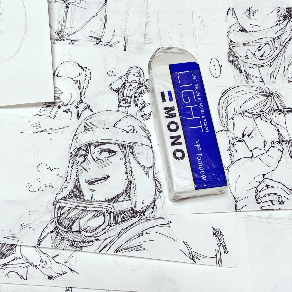 あ〜〜ネームの合間にやる落書き捗る〜(クズ) 