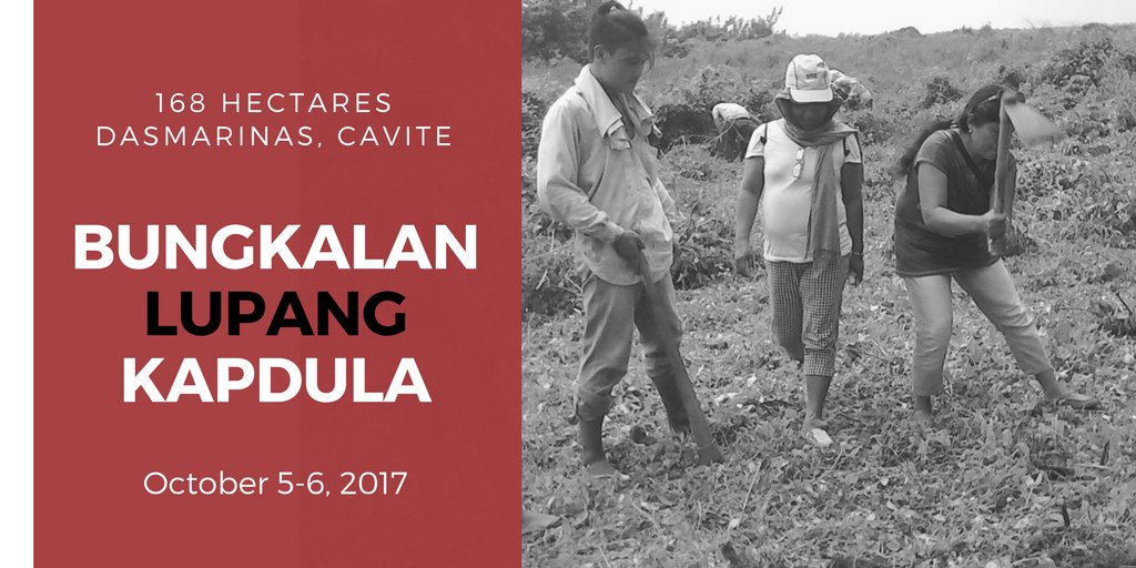 Ongoing this week. #LakbayMagsasaka #OctoberPeasantMonth #LandToTheTiller