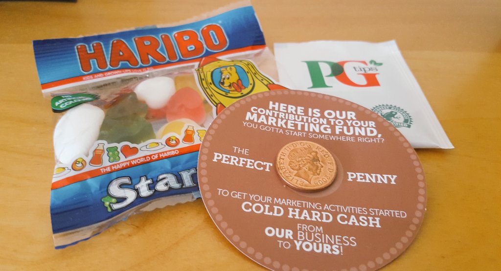 adrianmahoney's tweet photo. Thanks to @PerfectPennyMKT in Stirling for the cuppa and Haribo at #fbd2017 today. Always love a goody bag! https://t.co/C9z4srfX7b