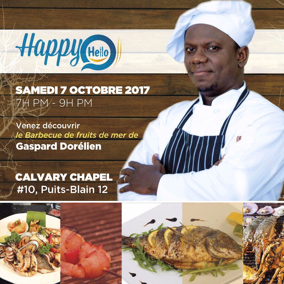 FotomatikHaiti's tweet photo. Tout moun ki te anvi goute sa #ChefGaspard konn kuit yo! M ap tann nou. Antre gratis. W ap peye sèlman pla w chwazi a! #HappyHello https://t.co/qQCiz1kewn