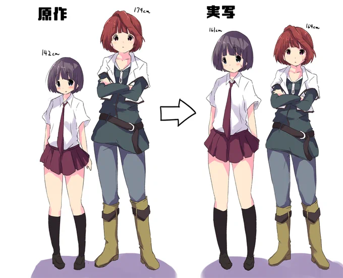 実写では灼と晴絵の身長差が29センチ縮まりますので、今から心の準備をしておきましょう 