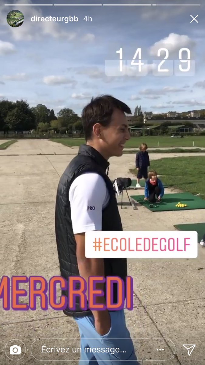 GolfLongchamp's tweet photo. Encore une belle journée d’entraînement @GolfLongchamp // Mercredi école de #golf #paris #pro #golflongchamp https://t.co/j4VvMlhTlQ