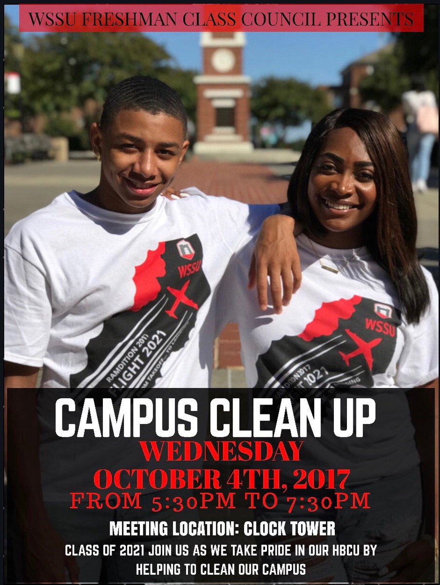 mejedenclark's tweet photo. Today is the DAY!👏🏽 You WILL receive COMMUNITY SERVICE HOURS for participating❗️#WSSU21 @WSSU21 @wssu21council https://t.co/6NuyjJSD9r
