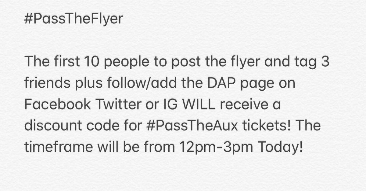 D.A.P. 🤜🏾🤛🏾 tweet media