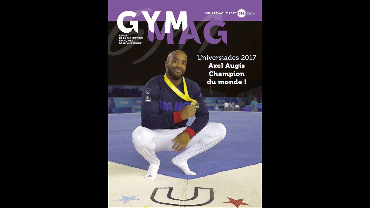 Lortho's tweet photo. Il est paru ! @ffgymnastique #GymMag #kolossal #bercy @axel_augis @regis_walker @_blythelawrence @InsideGymChris https://t.co/3k15Z6hECJ