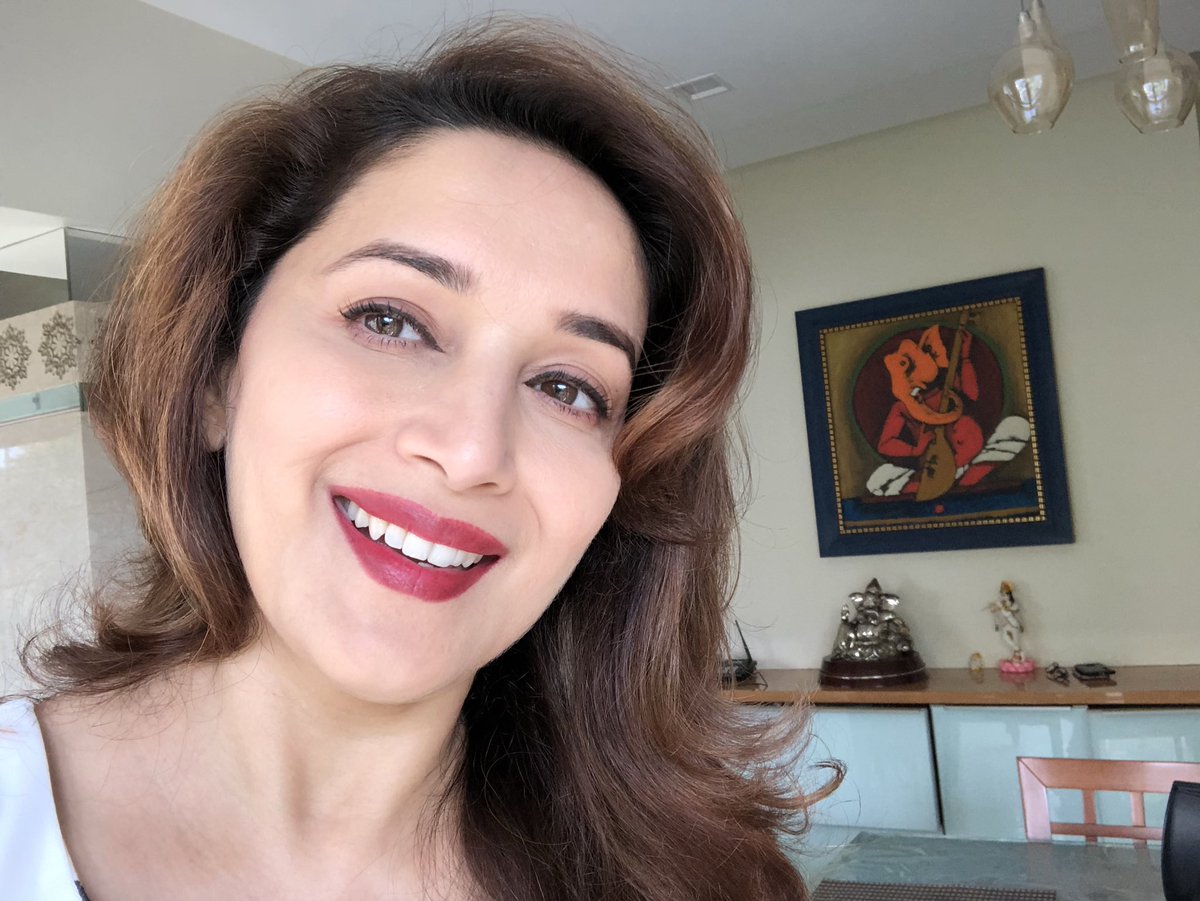 MadhuriDixit's tweet photo. In a short week, been really busy acting, strategizing on acting, and dancing. Sounds like a film in the making, right? https://t.co/EOuTDOlRYp