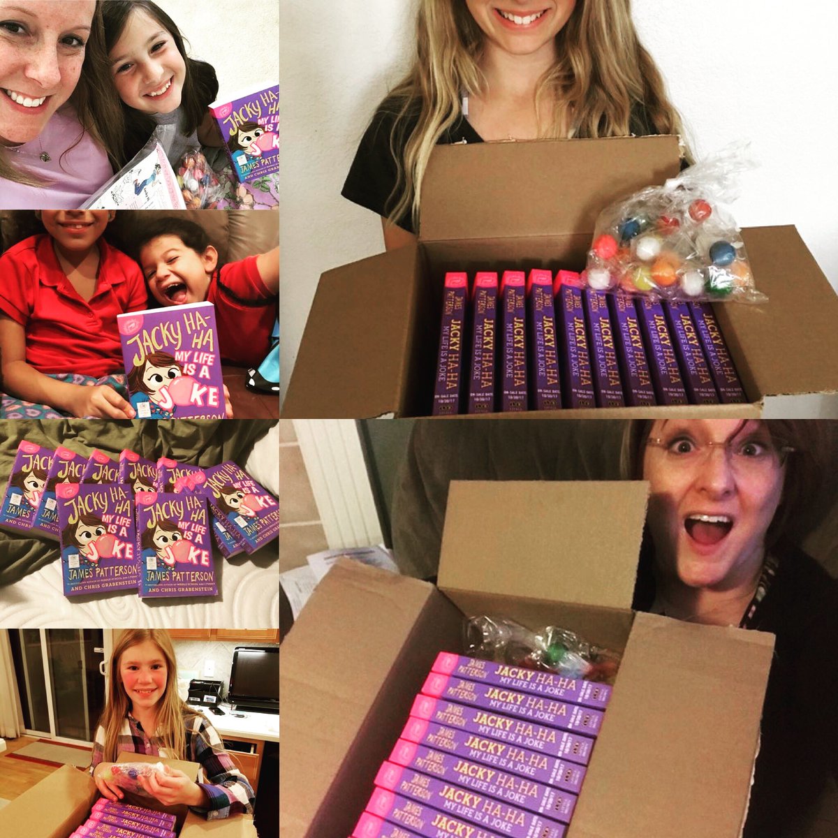 RippleStreetFun's tweet photo. Looks like everyone is excited for the Jacky Ha-Ha Book Club Party Packs! #HaHaBookClub https://t.co/DRARfiolrI