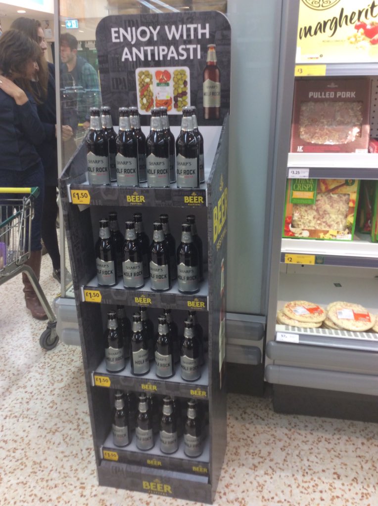 PowerforceMC42's tweet photo. Great beer! Great food ! The @SharpsBrewery range @Morrisons Bath for £1.50 a bottle ! #Morrisonslooksharps @PowerforceMCNSM @PowerforceGB https://t.co/RLdn3dtDY4