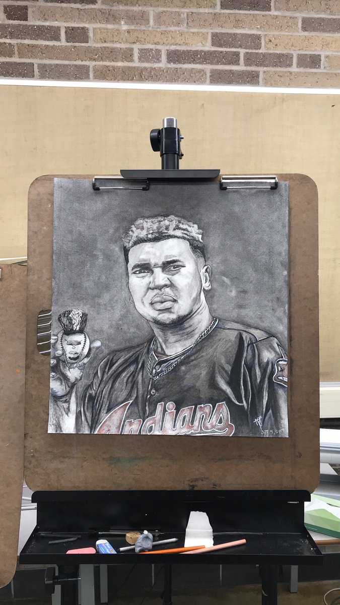 izzygeraci's tweet photo. 17 hours and it’s finally done...
just in time for October baseball 😏

MVP aka @MrLapara and his #MiniTeamCLE2017 member. https://t.co/RwAm0EMBqv