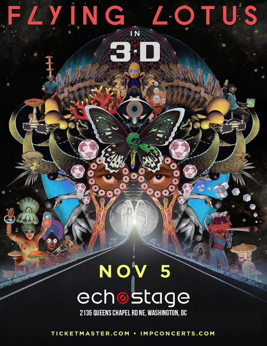 930Club's tweet photo. ADDED AS SUPPORT for @flyinglotus in 3D at @echostage on 11/5: @sevendavisjr | https://t.co/RrBAFgXjBr | #FlyLo3DEcho #IMPConcerts https://t.co/47lGqxgHe6