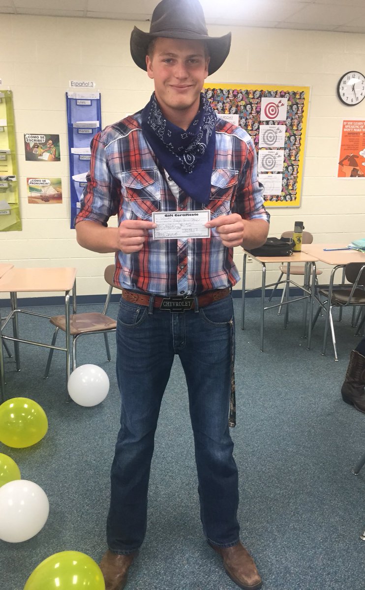 SenoraHowe's tweet image. Today’s most spirited winner for cowboy day! $10 to Deeps! #wildcatpride