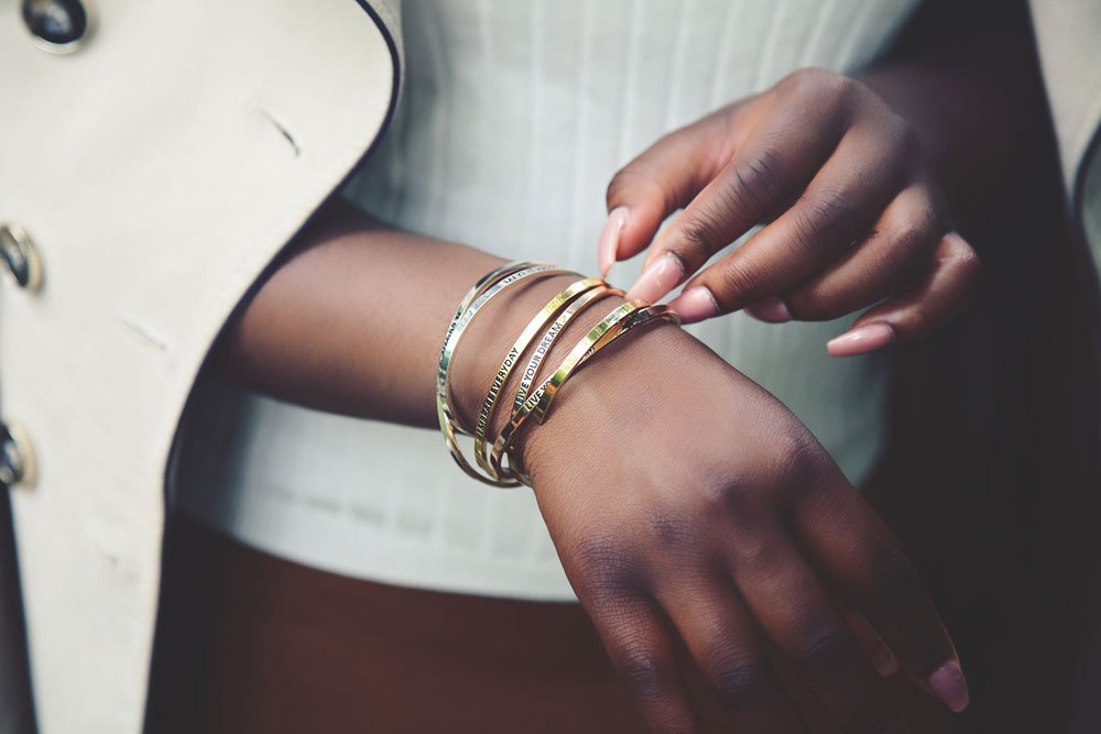RockPaperRoses's tweet photo. Wear a single #bracelet or stack them to complete the message- our iconic Sentiment Bracelet https://t.co/ESNKNaQfVJ #style #fashion https://t.co/Y3ni5HsxsH