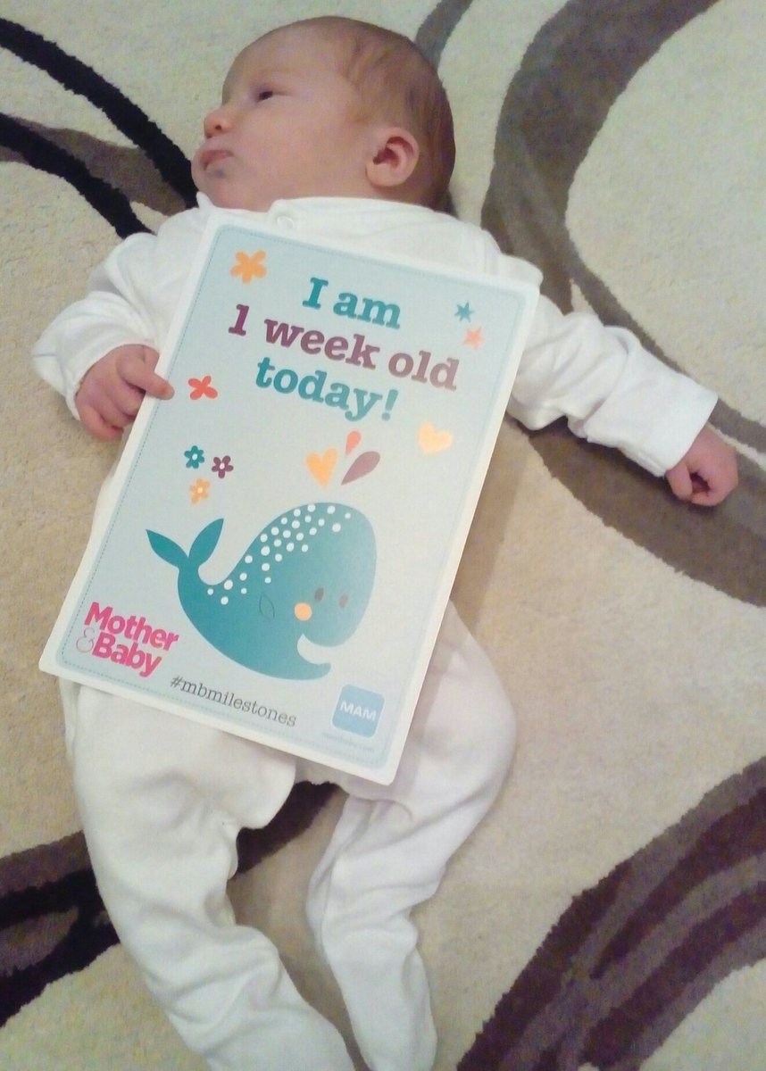 Jayson_Bent's tweet photo. How is she #1week old already!?! #Babybent #mbmilestones https://t.co/K4lxh8Jse0