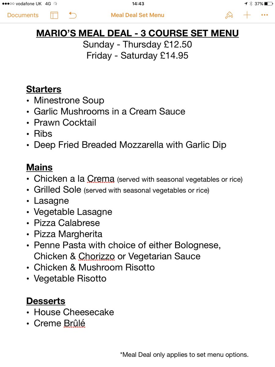 #meal #deal #daily #offer