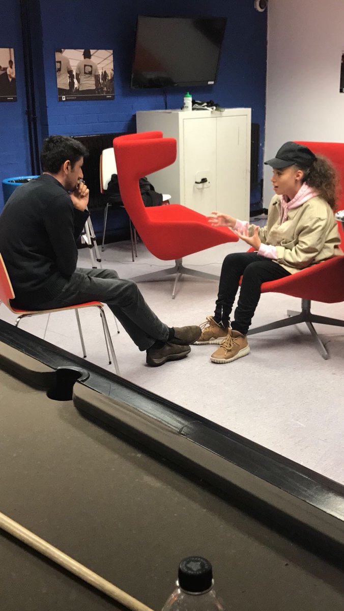 30 min call before #Desibition launches!

<a href="/bbcdesidownload/">Desi Download</a> sat down with #SaffiyahKhan &amp; <a href="/JaylBooth/">Jay l'Booth 🧞‍♀️</a> to talk the exhibition &amp; #DesiMoves 👌