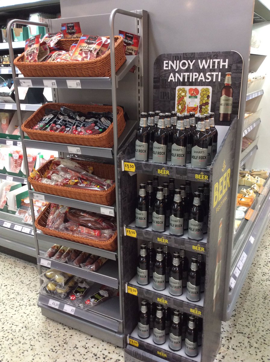 Powerforcemc40's tweet photo. Morrisons in Llanishen, Cardiff looking sharp! £1.50 a bottle with some great food pairings. #Enjoy #Morrisonslooksharps @PowerforceMCNSM https://t.co/BvcbzMJC5q