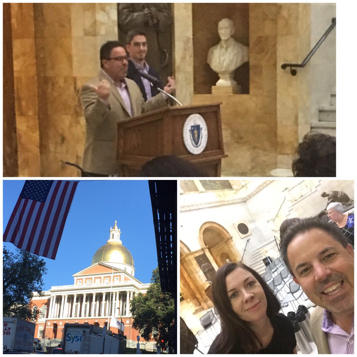 Great morning w <a href="/rory_dugan/">Rory Dugan</a> at the MA State House.  Always fun to talk about benefits, opportunities, coffee&amp; community service <a href="/Starbucks/">Starbucks</a>👍
