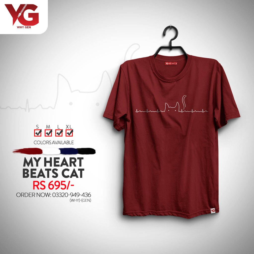 WhyGenApparel's tweet photo. Your heartbeats cat? Express your love for cats with this t-shirt.
#WhyGen #GetYourBraggingRights #catlady #cats #Pakistan #petlover https://t.co/N6OazVbVPC