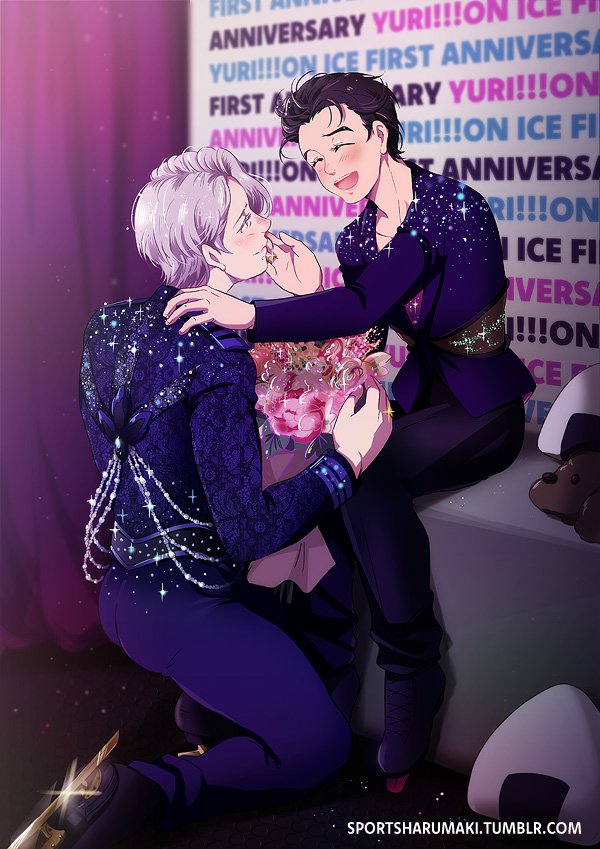 ✨Happy first anniversary #YuriOnIce✨
#ユーリ一周年おめでとう #YOI1周年 #yoianniversary