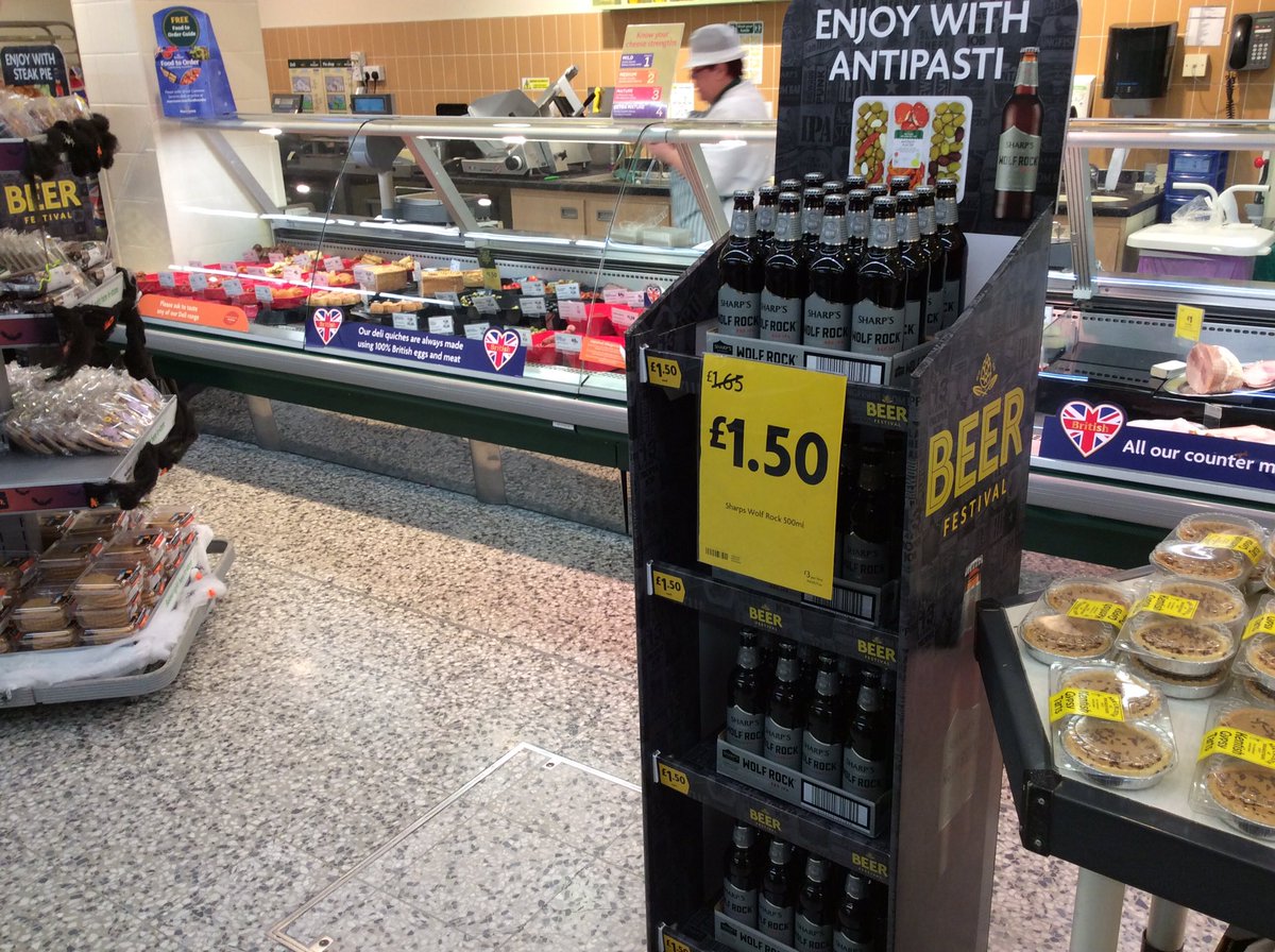 PowerforceMC53's tweet photo. Grab some marinaded olives, sun dried toms, and a bottle or two of Wolf Rock Red IPA in Chatham #morrisonslooksharps you know it makes sense https://t.co/Jh9ABx6fWk