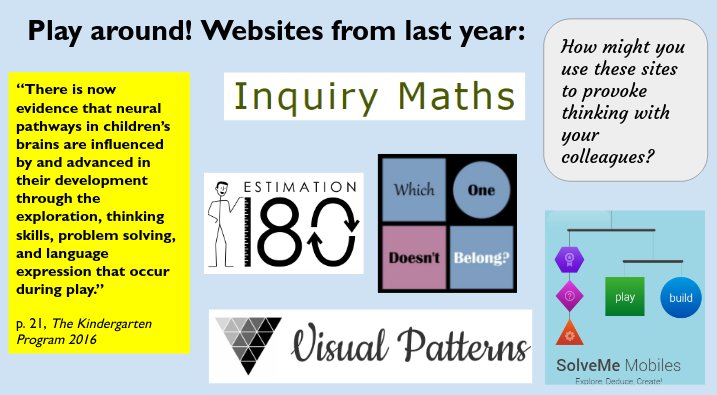 Provoking thinking, honouring student thinking, embracing cognitive dissonance. #emlt_wcdsb