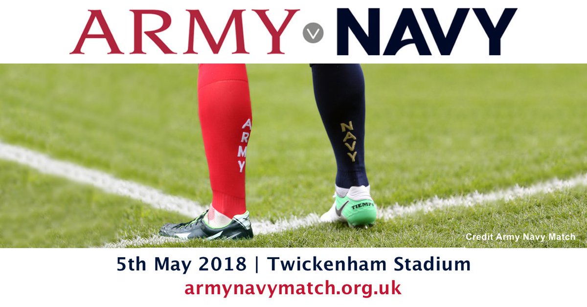Pull your socks up! Only 4 weeks until <a href="/armyrugbyunion/">Army Rugby Union</a> v <a href="/RNRugby/">Royal Navy Rugby</a> tickets go on sale - don't miss out, on sale: 1st Nov 2017
#ArmyNavyRugby