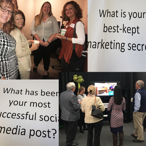 TownSquareTV's tweet photo. Sponsors @VisitIGH & @WakotaFCU sharing marketing secrets #CoffeeNet. Stay tuned for answers soon revealed by @RH_Chamber & @DCRChamber https://t.co/YOYpxtQtRk