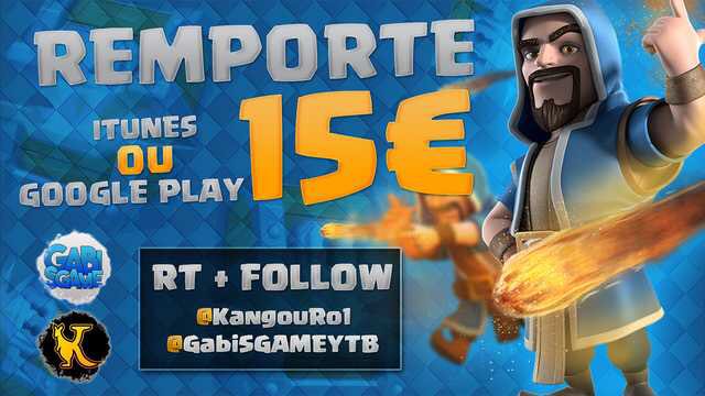 KangouRo1's tweet photo. 🎁New #CONCOURS 🎁

1 carte kdo de 15euros à gagner

#RT + #follow @GabiSGAMEYTB et @KangouRo1 

🍀Tirage le 19 octobre 2017 à 21h🍀 https://t.co/rkJx9W6Mng