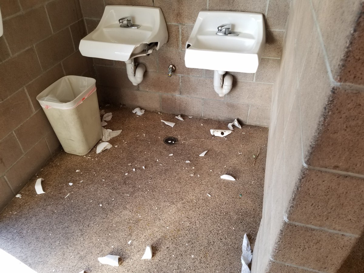 SheriffMesaColo's tweet photo. #HelpSolve It's Enjoy the go NOT destroy the go! Help ID who damaged the park bathroom! https://t.co/zycxjs57GJ Send Tips 2 @mesacountycrime https://t.co/5pwG4rRqDW