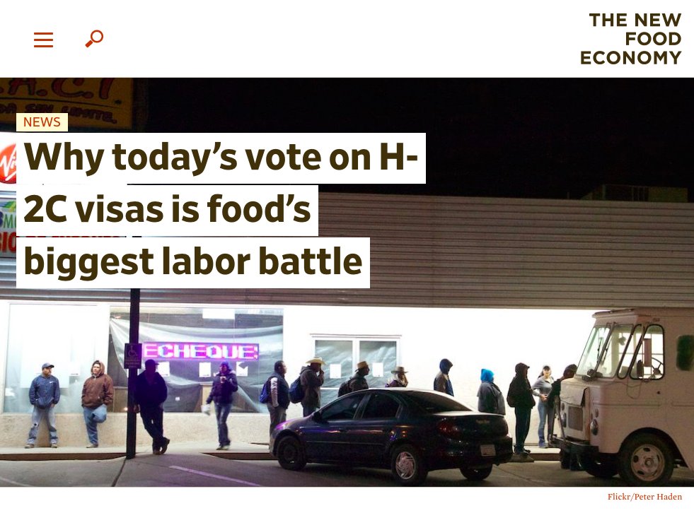 NGAdignity's tweet image. .@RepGoodlatte's #H2C #guestworker proposal is a "toxic policy cocktail" that's a disaster for migrants &amp;amp; US workers newfoodeconomy.com/h2-c-visa-is-f…