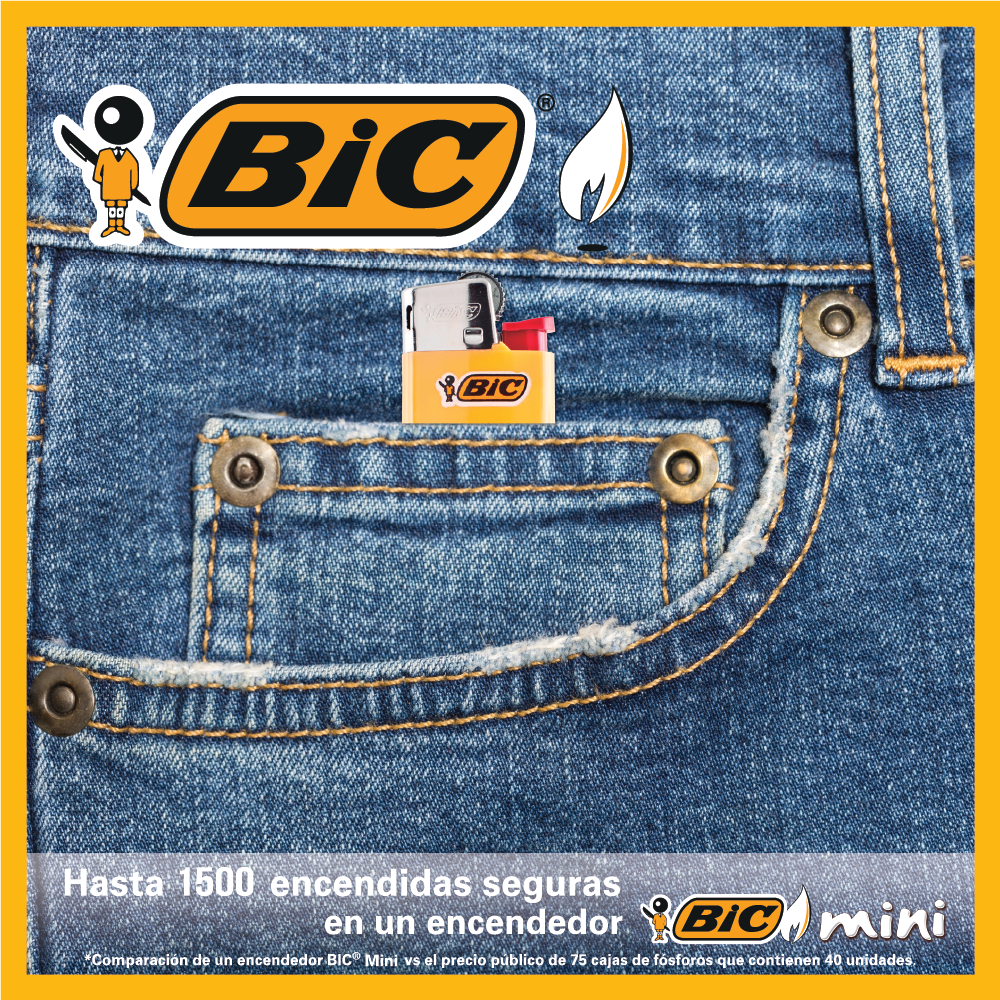 BIC_Ecuador's tweet photo. ¡Ideal para guardarlo en lugares pequeños!
Un #BICMini prende hasta 1.500 encendidas para todos tus momentos. https://t.co/7dFok93i33