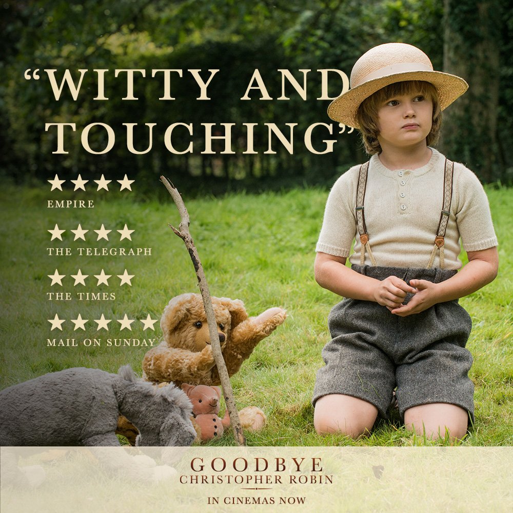 Have you seen #GoodbyeChristopherRobin yet? Get your tickets now: goodbyechristopherrobin.co.uk