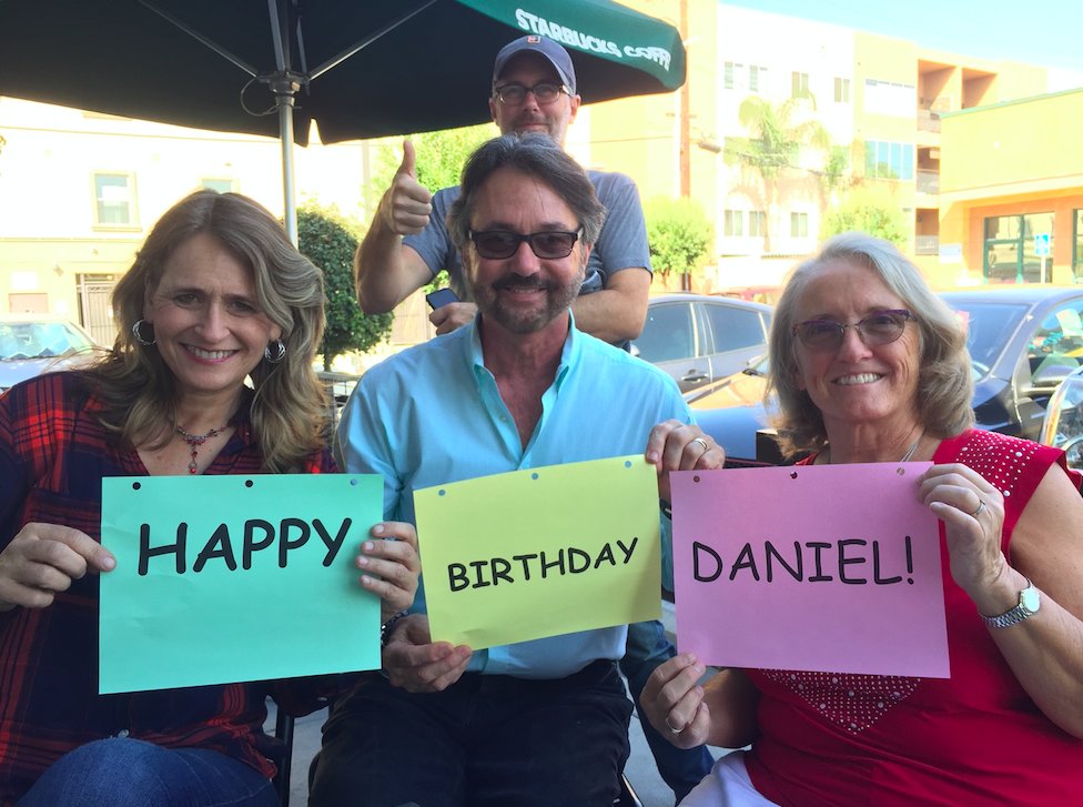 We met our eBay winner! We have a special message for <a href="/DLissing/">Daniel Lissing</a>! #Hearties #WCTH #Birthdayswithfriends