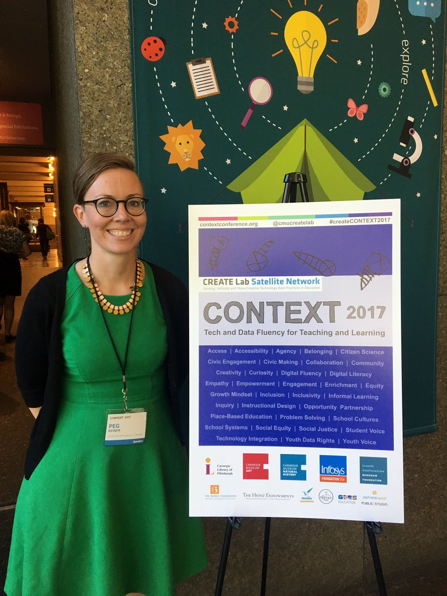 PegKeiner's tweet photo. It was an honor to speak today with @dlasala1 at #CREATEcontext2017 Thankful for opportunities to grow with this thoughtful community. https://t.co/79a1fpNmtZ