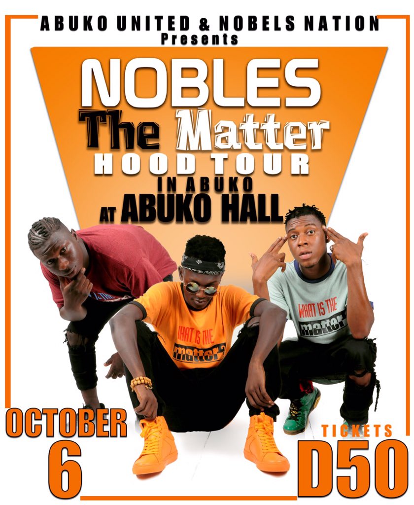 Going down this Friday <a href="/Abuko/">Gadi Abuko</a> Hall #TheMatterHoodTour magical 💫