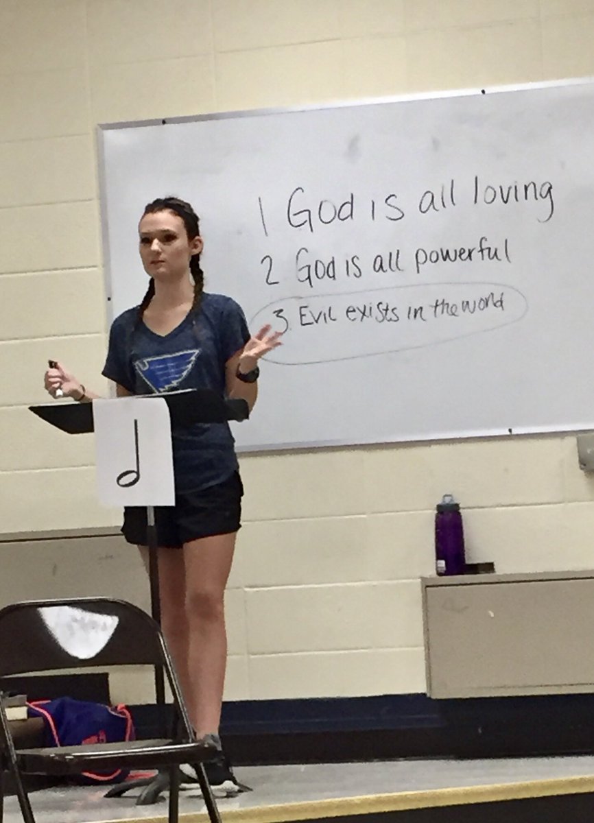 akatej3's tweet photo. Abby Painter delivers truth on adversity, suffering, &amp; who IS God in all of this. POWERFUL! 1Peter4 #FCA #MCEhighschool #findyourreasonwhy https://t.co/S1Q0pp8RQX
