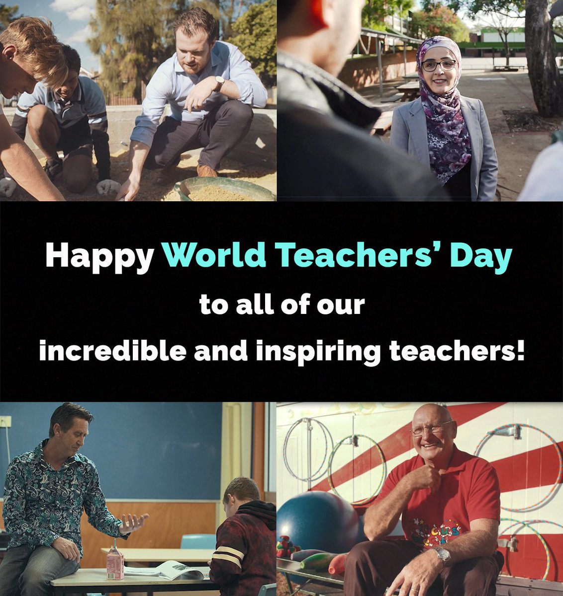 To the 55,000+ teachers in NSW public schools, thank you for all you do. You rock! #WorldTeachersDay #NSWEducation