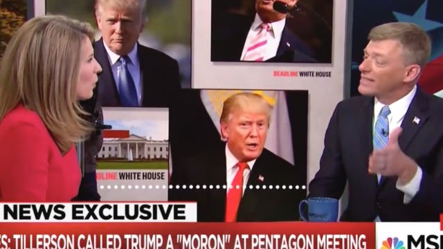 Mediaite's tweet photo. Nicolle Wallace Battles Ex-Pence Spox: Tillerson Can Disagree With Trump, He's a ‘Grown-Ass Man' https://t.co/3kETyoePLq (VIDEO) https://t.co/AO1iLPVngD