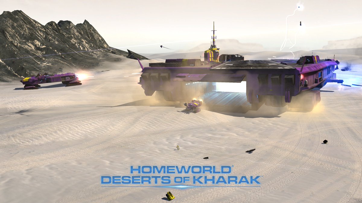BBIgames's tweet image. The @HomeworldGame #DesertsofKharak screenshot of the week - "Tracks in the Sand"

Share your latest and greatest DoK #screenshot with us!